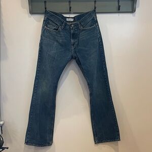 Men's Bootcut Jeans in Classic Blue